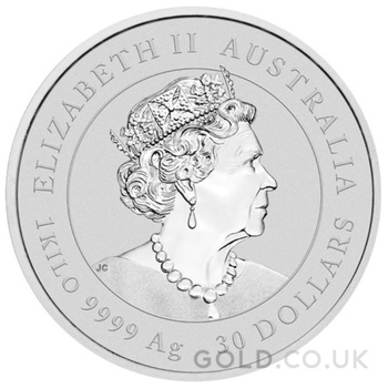 2022 Year of the Tiger Silver Coin 1kg Perth Mint Australian Lunar Series