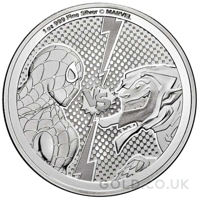 2024 Spider-Man vs Green Goblin 1oz Silver Coin