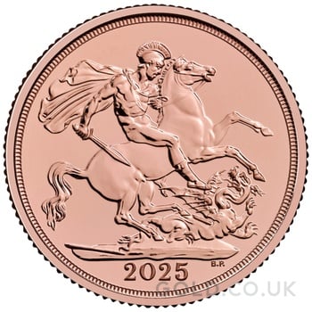 2025 Last of the Rose Gold Sovereign in a Gift Box