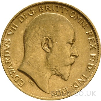 1905 Gold Half Sovereign Edward VII