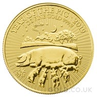 Gold Royal Mint Year of the Pig 1oz (2019)