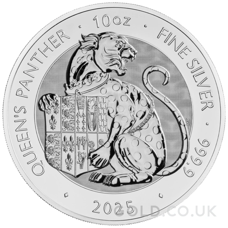 2025 Queen's Panther - Tudor Beasts 10oz Silver Coin