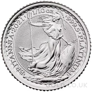 2021 1/10oz Platinum Britannia Coin