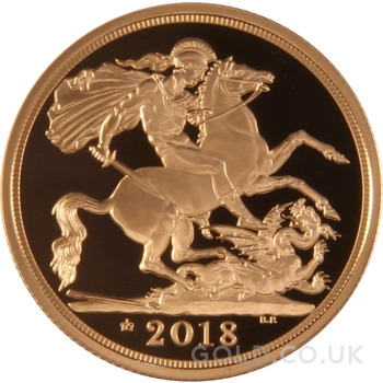 2018 Proof £2 Coin Gold Double Sovereign