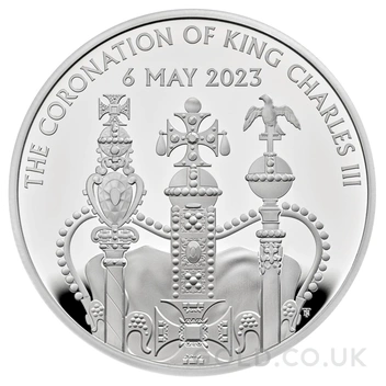 2023 £5 Silver Crown Coronation of King Charles III Proof Coin Boxed