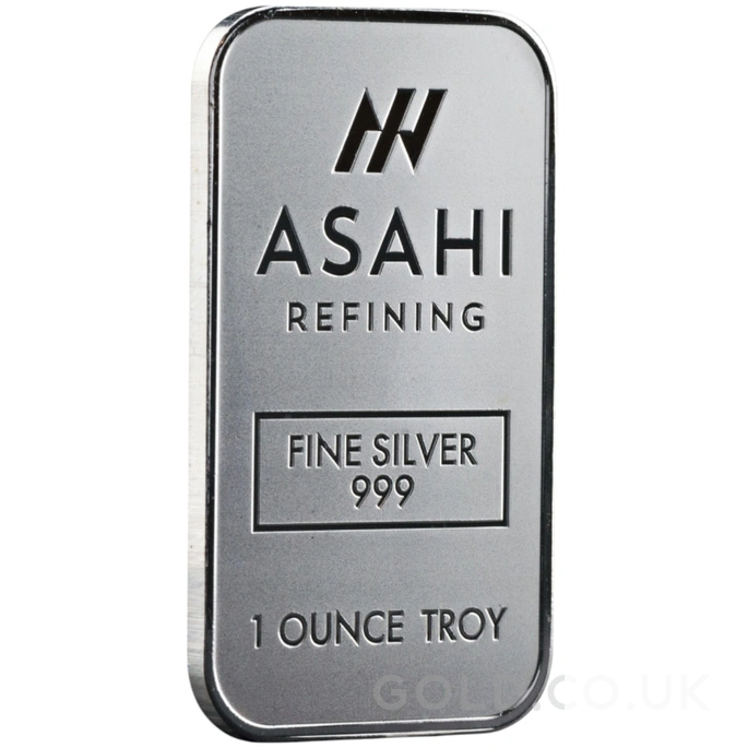 1oz Silver Bar Asahi Minted