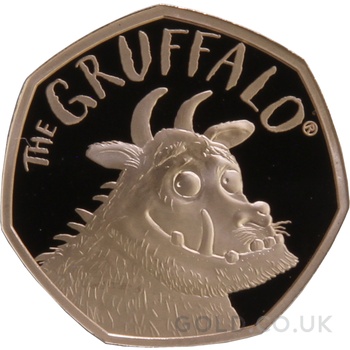 Gold Proof 2019 Fifty Pence 50p The Gruffalo Celebrating 20 Years Boxed
