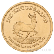 1/10 Krugerrand Gold Coins