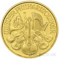 Gold Philharmonic Tenth Ounce Coin (2020)