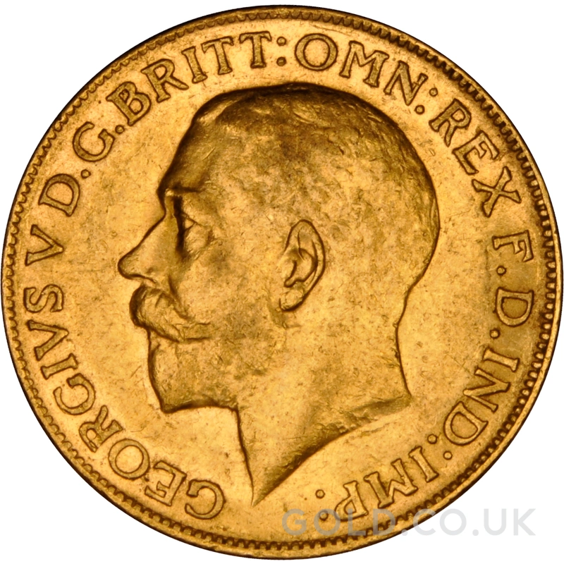1927 Gold Sovereign Coin George V Perth