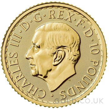 2023 1/10oz Gold Britannia Coin King Charles III Gift Boxed