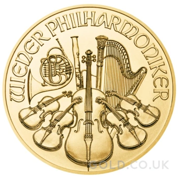 2021 1/10oz Austrian Gold Philharmonic Coin