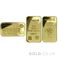 20g Gold Bars (Pre Owned)