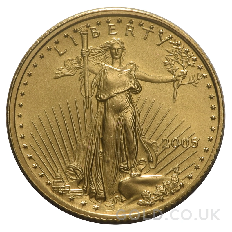 2005 1/10oz American Eagle Gold Coin