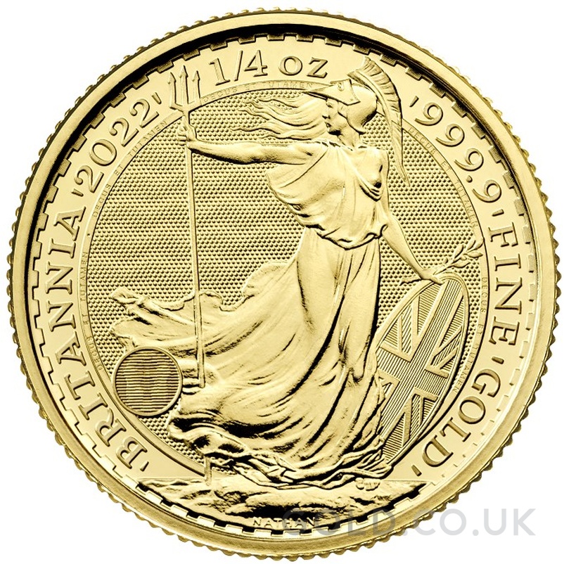 2022 1/4oz Gold Britannia Coin