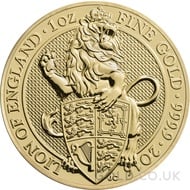 The Lion - Queen's Beast 1oz Gold Coin