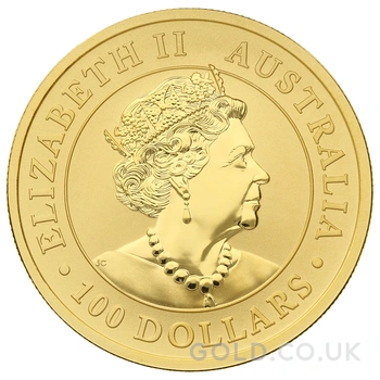 2020 1oz Australian Kangaroo Gold Nugget Coin