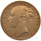 Gold Sovereign Coin Victoria Young Head