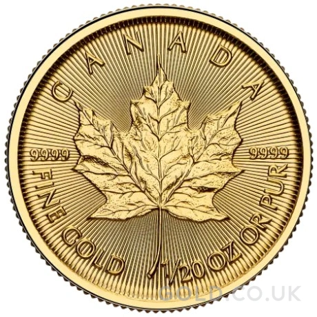 2025 1/20oz Canadian Maple Leaf Gold Coin