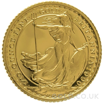 1990 Proof 1/10oz Gold Britannia Coin