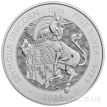 2024 Seymour Unicorn Silver Coin Tudor Beasts 10oz