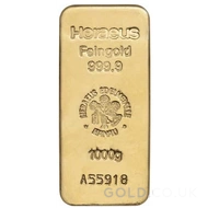 1 Kilo Heraeus Gold Bar