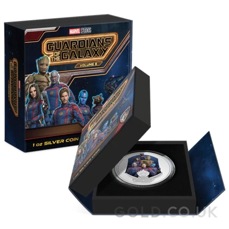 2023 Proof Guardians of the Galaxy Silver Coin 1oz Boxed