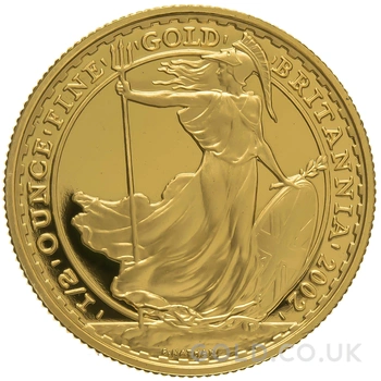 2002 Proof 1/2oz Gold Britannia Coin