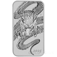 Dragon 1oz Rectangular Silver Coin/Bar (2025)