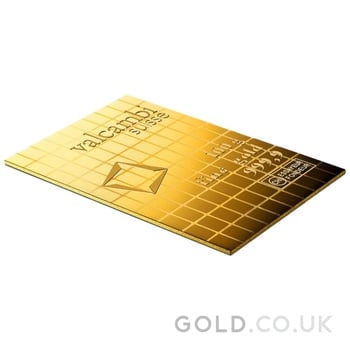 100 x 1g Gold Bar Valcambi CombiBar