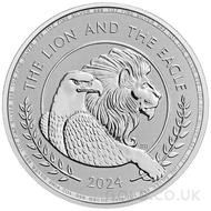 2024 The Lion and The Eagle 1oz Silver Coin