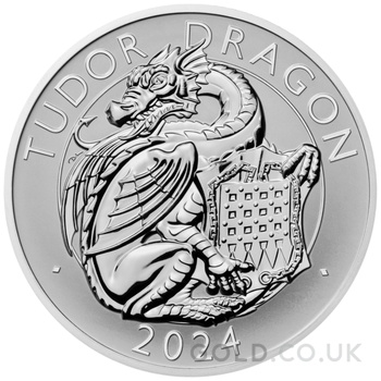 2024 Tudor Dragon - Tudor Beasts Silver Proof Two Coin Set Boxed