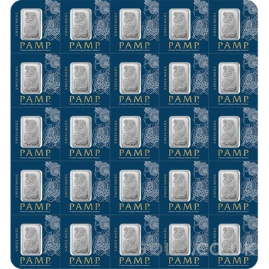 25g Platinum Bar Multigram PAMP Minted