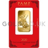 1oz PAMP Gold Year of the Rat (2020)