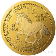 Gold Spanish Carthusian Horse Tenth Ounce Coin (2024)