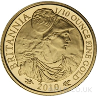 2010 Tenth Ounce Proof Britannia