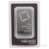 100g Valcambi Palladium Bar