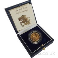 Gold Proof Half Sovereign Boxed (1985)