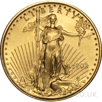 1998 1/10oz American Eagle Gold Coin