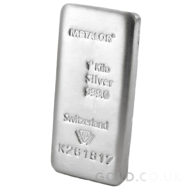 1kg Silver Bar Metalor
