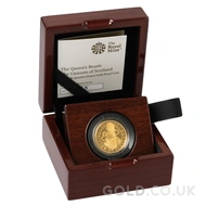 2017 1/4oz Quarter Ounce Proof Unicorn Gold Coin Queen's Beasts Boxed