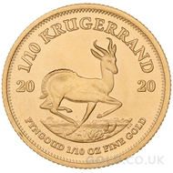 2020 1/10oz Gold Krugerrand Coin