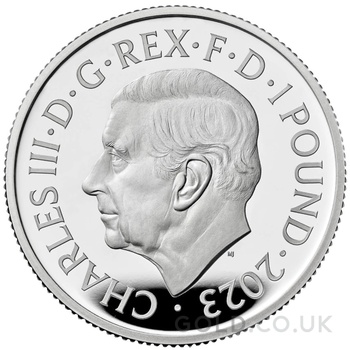 2023 75th Birthday of King Charles III 1/2oz Silver Proof Coin