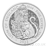 The Lion of England - Tudor Beasts 10oz Silver Coin (2022)