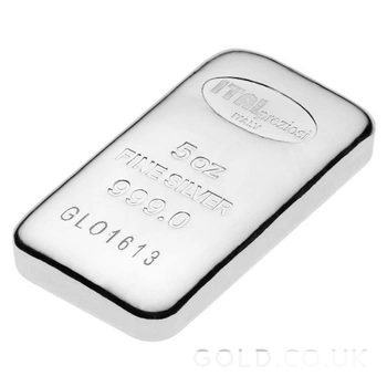 5oz Silver Bar Italpreziosi Cast
