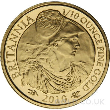 2010 Proof 1/10oz Gold Britannia Coin