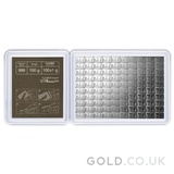 Valcambi 100 x 1g Silver Combi-Bar