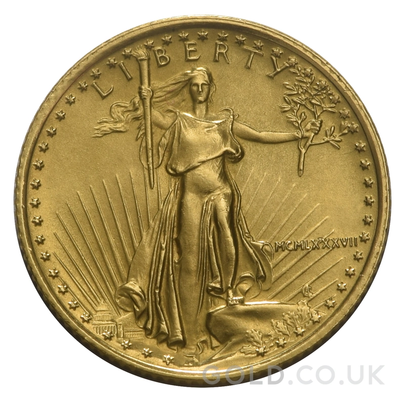 1987 1/10oz American Eagle Gold Coin MCMLXXXVII