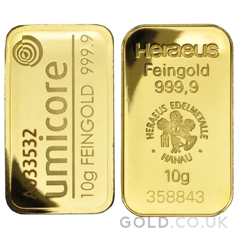 10g Gold Bar (Pre Owned)