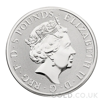 2022 Lion of England Silver Coin Tudor Beasts 2oz